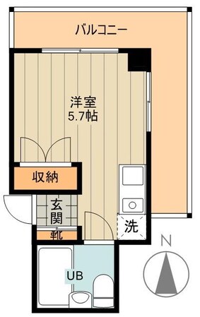 第２６クリスタルマンションの物件間取画像